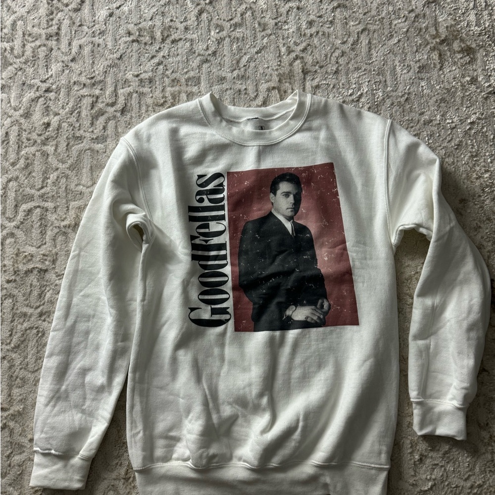 Goodfellas White Sweater Mens small